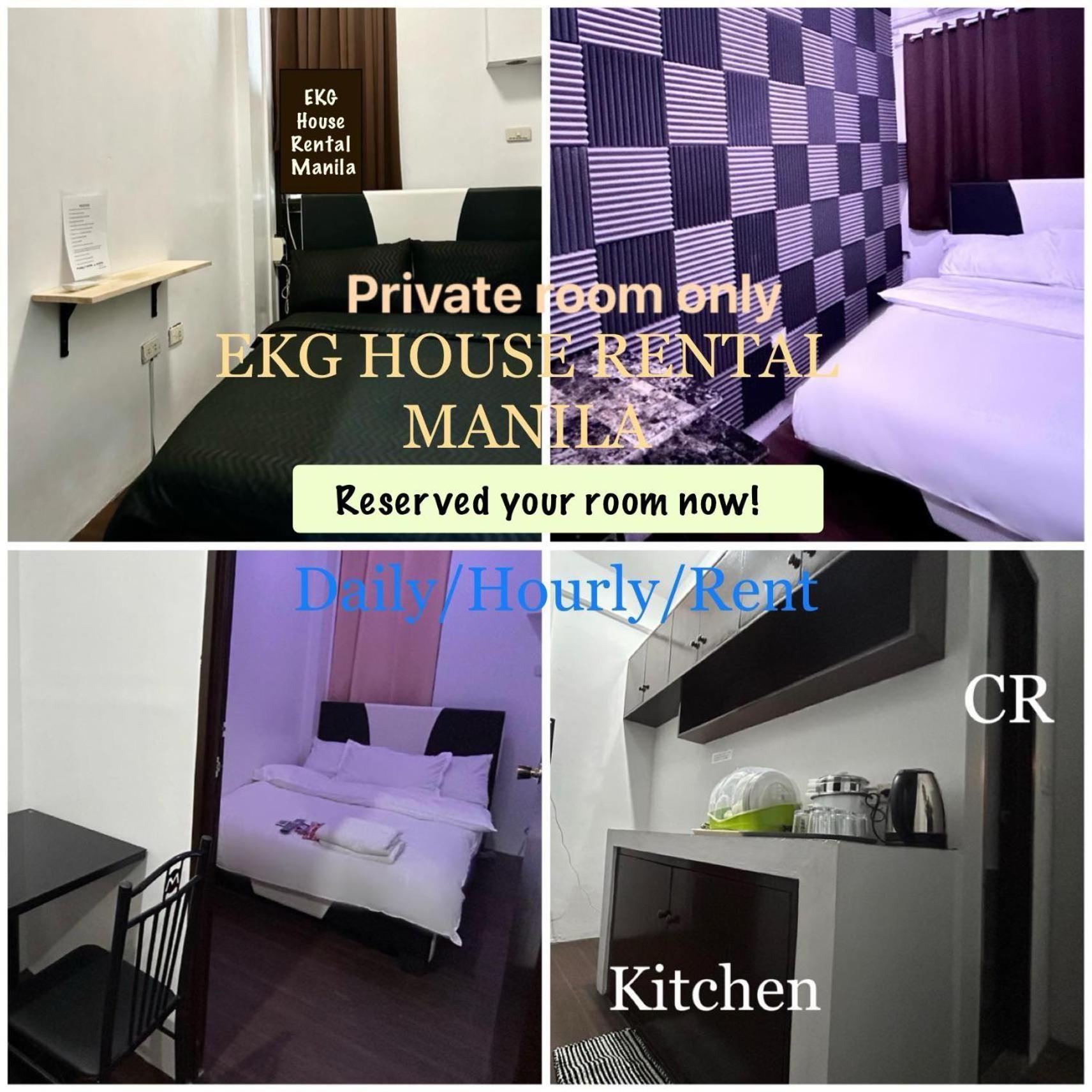 Private Room With Ac And Fan At Ekg Manila House Rental Exteriör bild